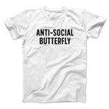 Anti-Social Butterfly Funny Men/Unisex T-Shirt