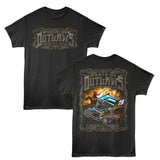 World Of Outlaws - Legendary - American Classics - Smoke 2-Sided Adult Short Sleeve T-Shirt