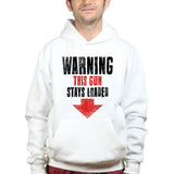 Unisex Warning Loaded Gun Hoodie