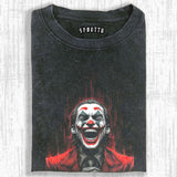 WASHED COTTON CLOWN T-SHIRT Style001