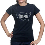 We the People Map Ladies T-shirt Style001
