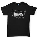We the People Map Mens T-shirt Style001