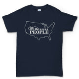 We the People Map Mens T-shirt Style001