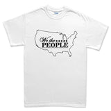 We the People Map Mens T-shirt