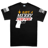 We Wish You A Merry Pew Pew Men's T-shirt Style001