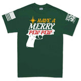 We Wish You A Merry Pew Pew Men's T-shirt Style001