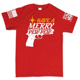 We Wish You A Merry Pew Pew Men's T-shirt Style001
