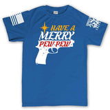 We Wish You A Merry Pew Pew Men's T-shirt Style001