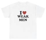 AAA I Love / Heart Weak Men T Shirt
