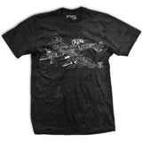 A-10 Diagram T-Shirt Style001