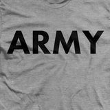 Army Gray PT T-Shirt Style001