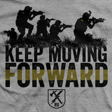 Keep Moving Forward (Army) T-Shirt Style001