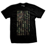 BDU Camo Flag T-Shirt Style001
