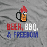 Beer BBQ and Freedom T-Shirt Style001