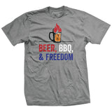 Beer BBQ and Freedom T-Shirt Style001
