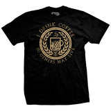 I Drink Coffee Black T-shirt Style001