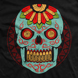 Halloween - Blue Sugar Skull T-Shirt Style001