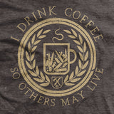 I Drink Coffee - Brown - T-Shirt Style001