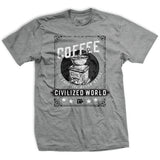 Civilized Coffee T-Shirt Style001