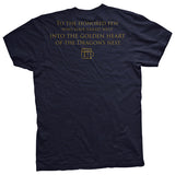 Domain of the Golden Dragon Navy T-Shirt Style001