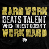 Hard Work Beats Talent T-Shirt Style001