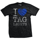 I Heart Tag Lights T-Shirt Style001