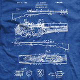 M1 Garand Blueprint T-Shirt Style001
