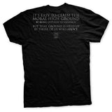 Moral High Ground Flag T-Shirt Style001