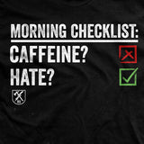 Morning Checklist T-Shirt Style001