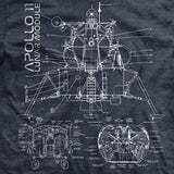 NASA Apollo 11 Lunar Module T-Shirt Style001