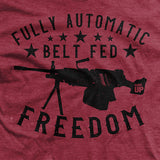 Fully Automatic Freedom T-Shirt Red Style001