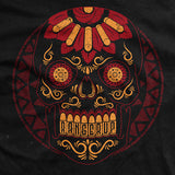 Halloween - Red Sugar Skull T-Shirt Style001