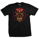 Halloween - Red Sugar Skull T-Shirt Style001