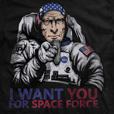 Space Force Uncle Sam T-Shirt Style001