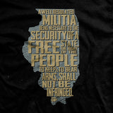 The Illinois 2nd Amendment T-Shirt Style001
