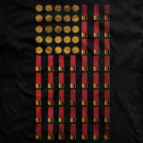 Shotgun Shell Flag T-Shirt Style001