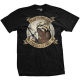 Slow Is Smooth Smooth Is Fast - Black T-Shirt Style001