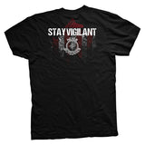 Never Outgunned Stay Vigilant T-Shirt Style001