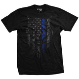 Thin Blue Line T-Shirt Style001