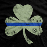 Thin Blue Line Shamrock T-Shirt Style001