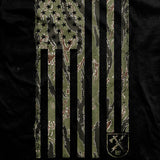 Tiger Stripe Camo Flag T-Shirt Style001