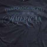 Unapologetically American Blue Washed Out T-Shirt Style001