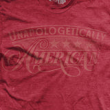 Unapologetically American Washed Out - Red - T-Shirt Style001