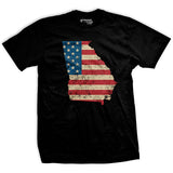 U.S Flag - Georgia T-Shirt Style001