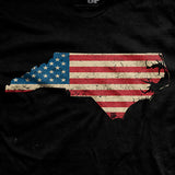 U.S Flag - North Carolina T-Shirt Style001