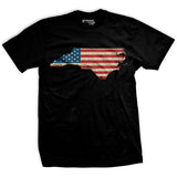 U.S Flag - North Carolina T-Shirt Style001