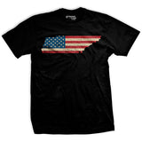 U.S Flag - Tennessee T-Shirt Style001