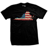 U.S Flag - Virginia T-Shirt