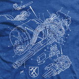 Vulcan Blueprint T-Shirt Style001