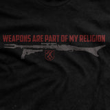 Weapons are my Religion T-Shirt Style001